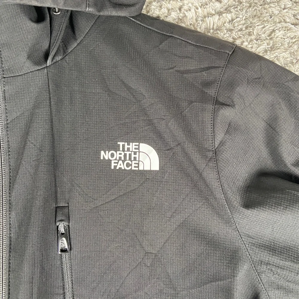The North Face WindWall Jacket Mens Large Black Primaloft Insulated Hooded Coat